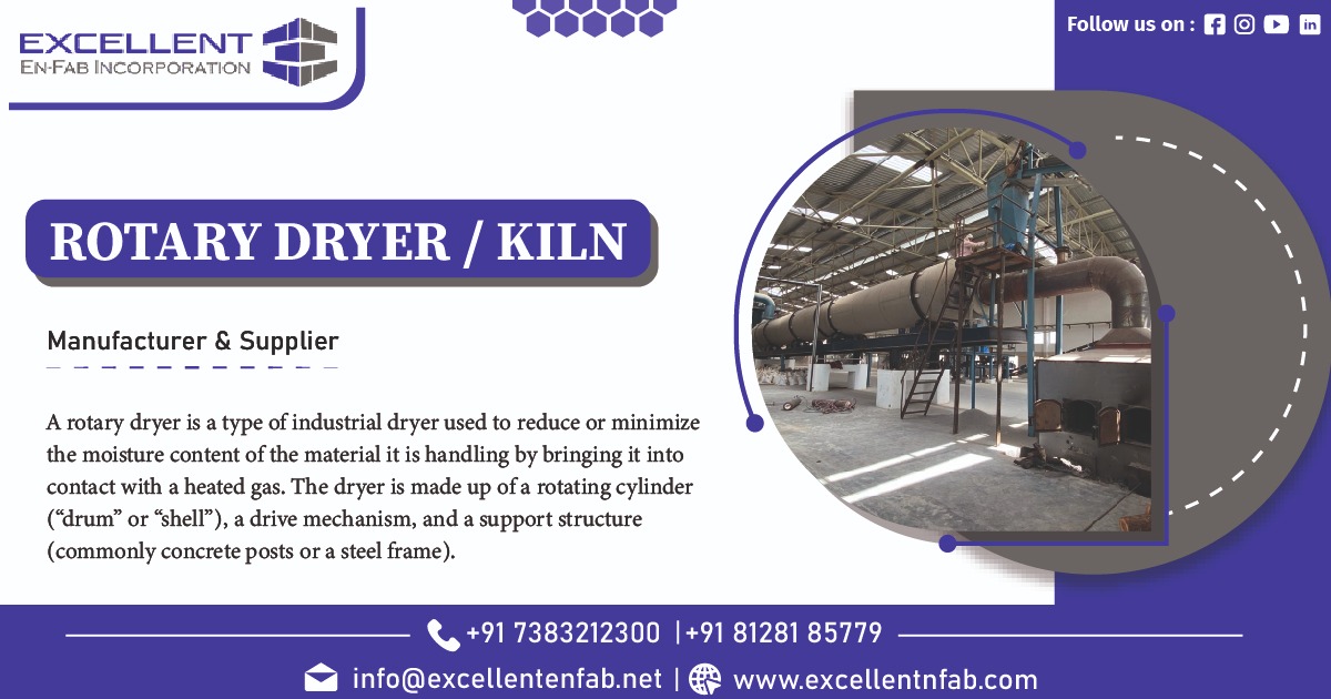 Rotary Dryer/kiln Manufacturer in Rajasthan