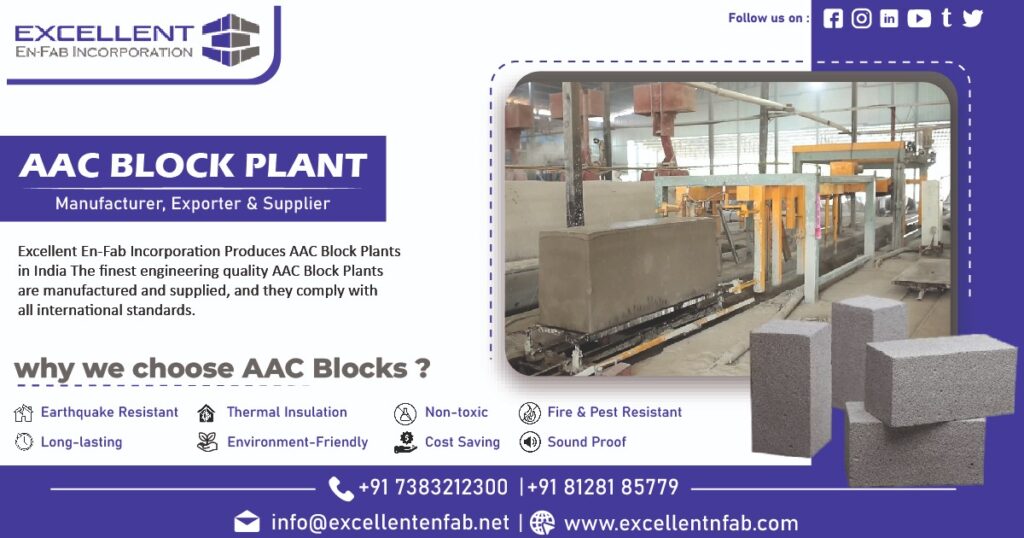 AAC Block Plant Manufacturer in Gujarat