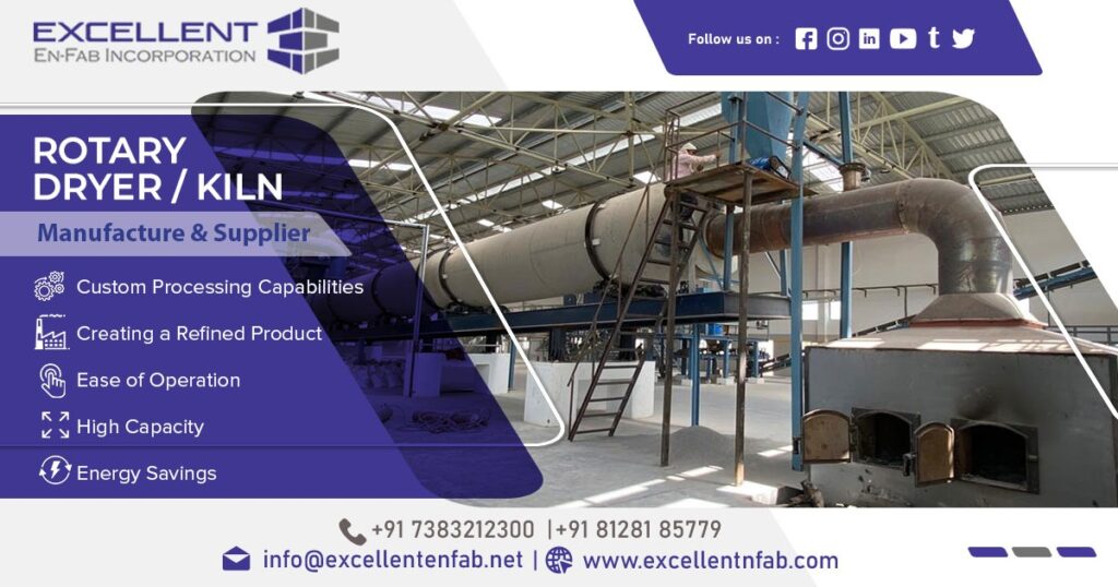 Rotary Dryer/kiln Manufacturer in Rajasthan