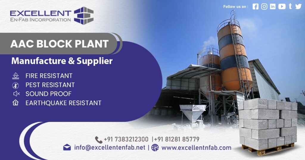 AAC Block Plant Manufacturer in Gujarat