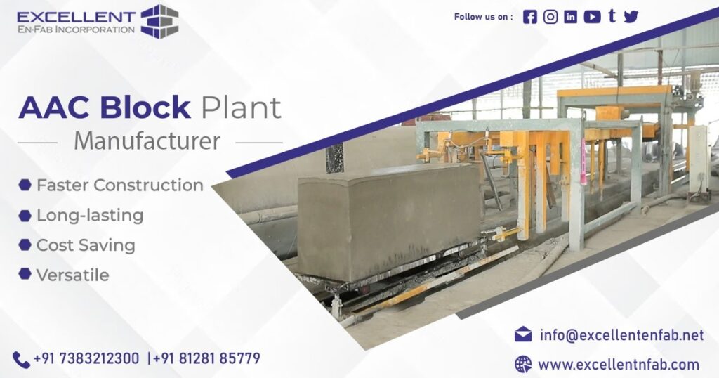 AAC Block Plant Manufacturer in Bangalore