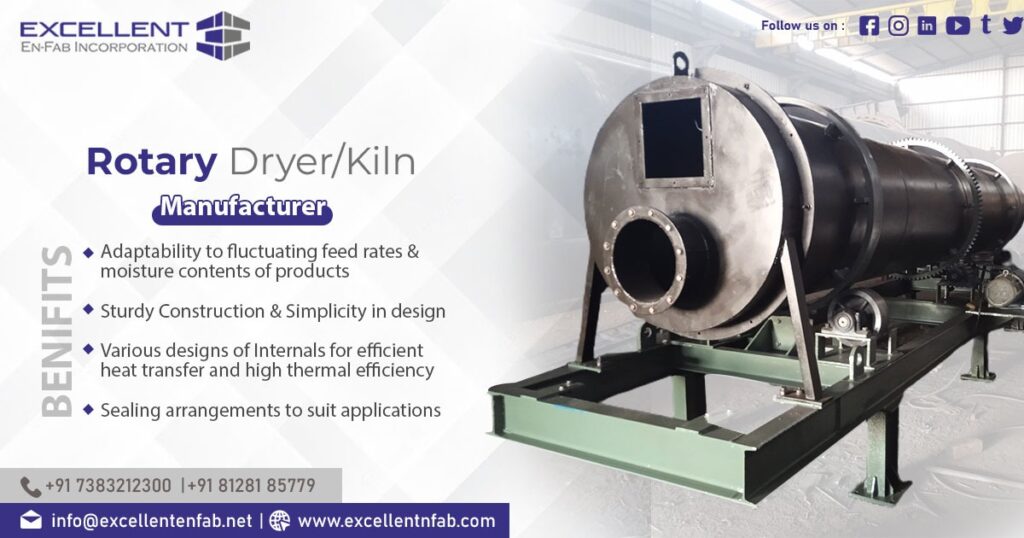 Manufacturer of Rotary Dryer/kiln in Kutch