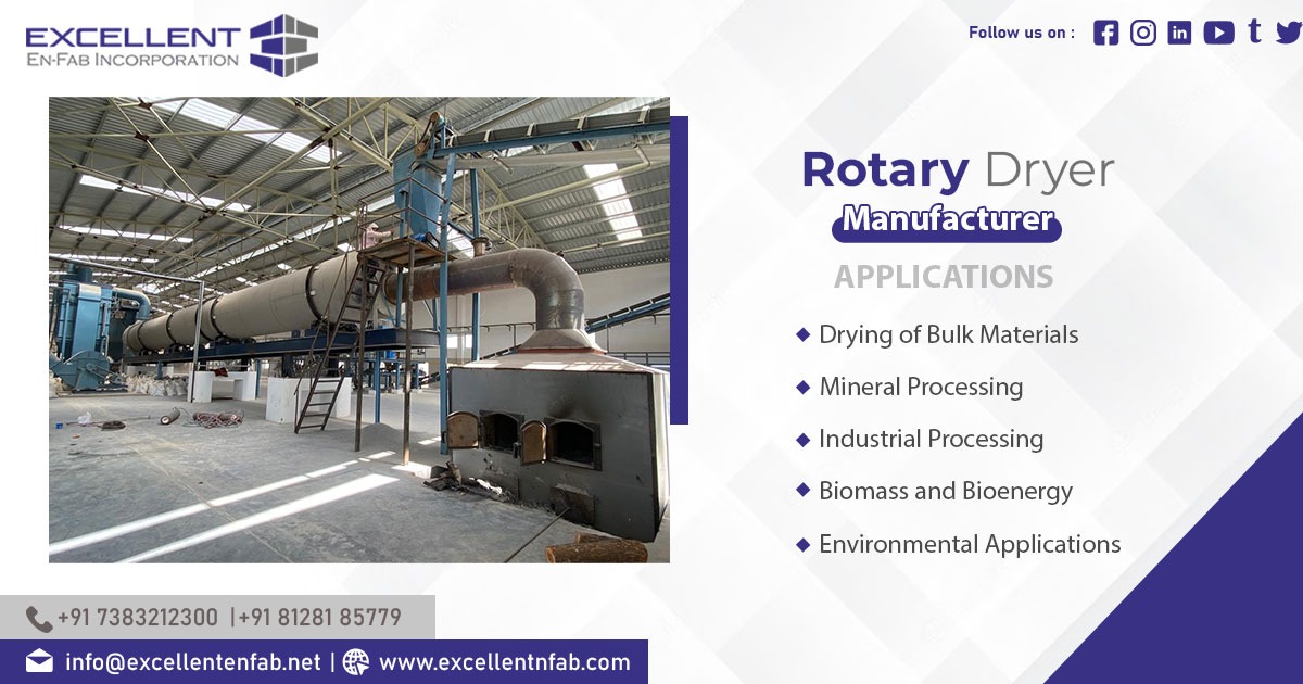 Manufacturer of Rotary Dryers in Bhuj