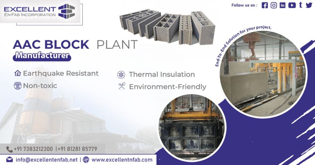 AAC Block Plant Manufacturer in Bangalore