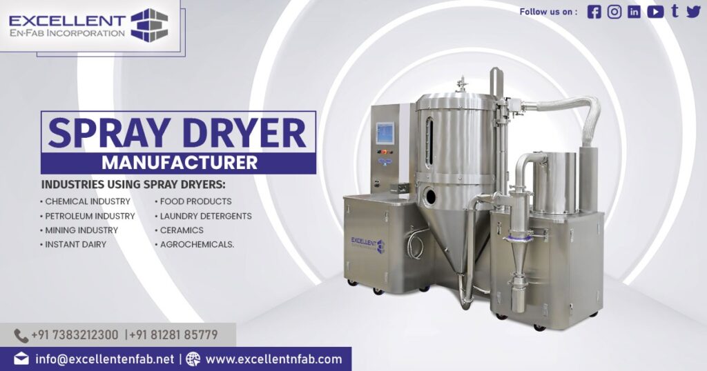 Spray Dryer Supplier in Nadiad