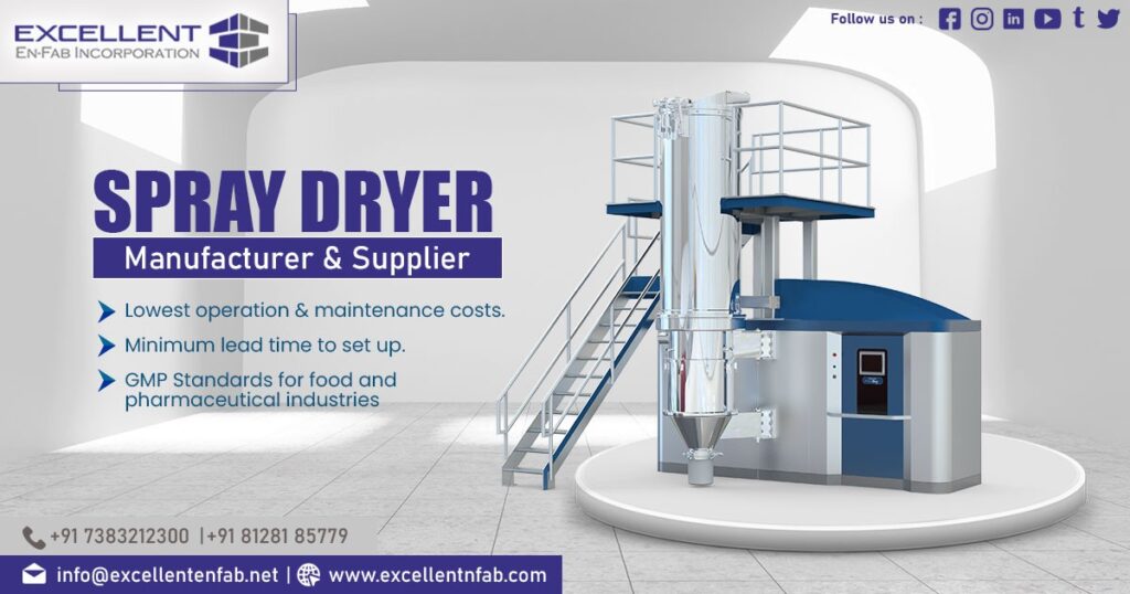 Supplier of Spray Dryer In Telangana