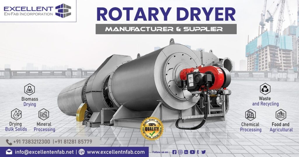 Best Supplier of Rotary Dryers in Bhuj
