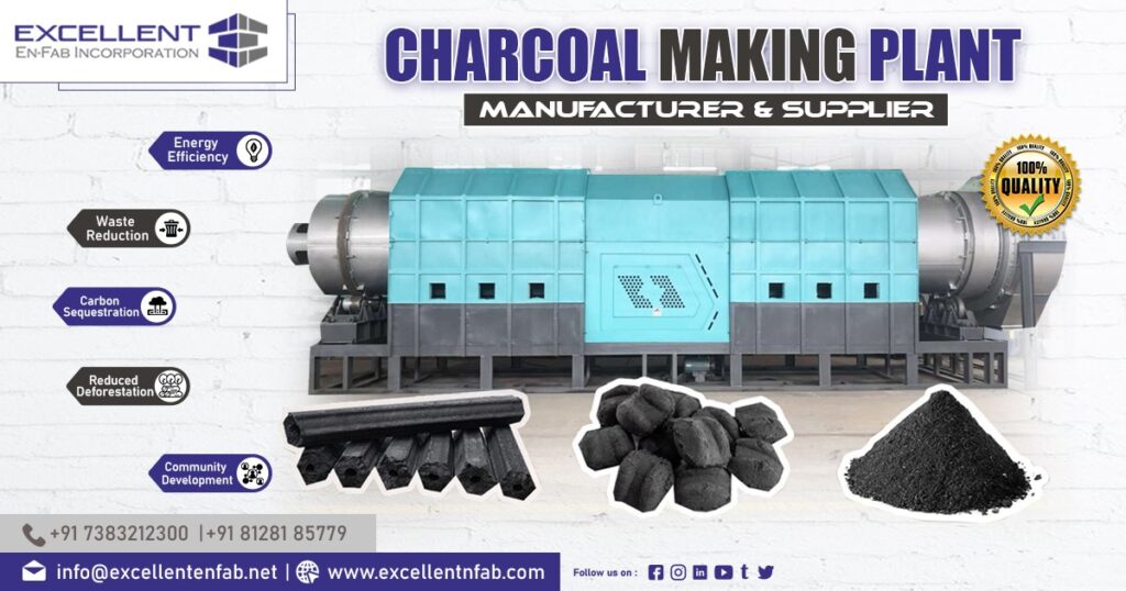 Manufacturer of Charcoal Making Plants in Haryana