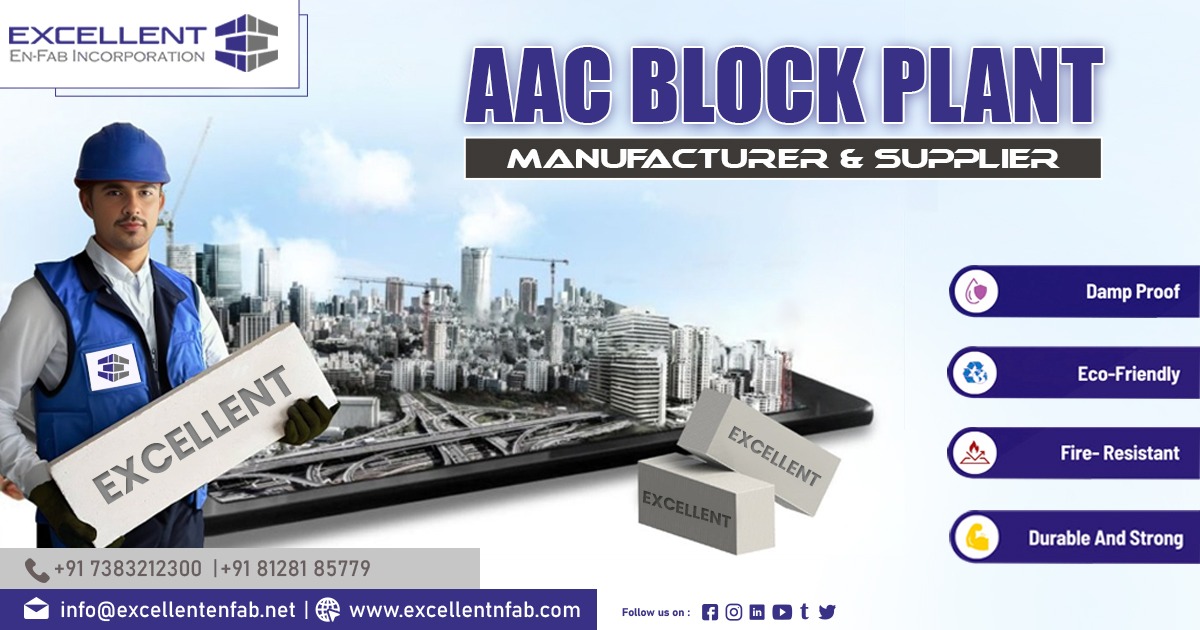 Manufacturer of AAC Block Plant in Maharashtra