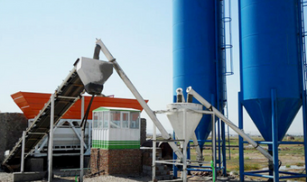 Dry mix mortar plant