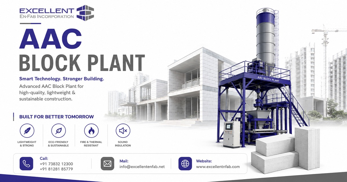 AAC Block Manufacturing Plant