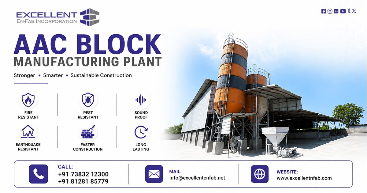 Best Quality of AAC Block Manufacturing Plant