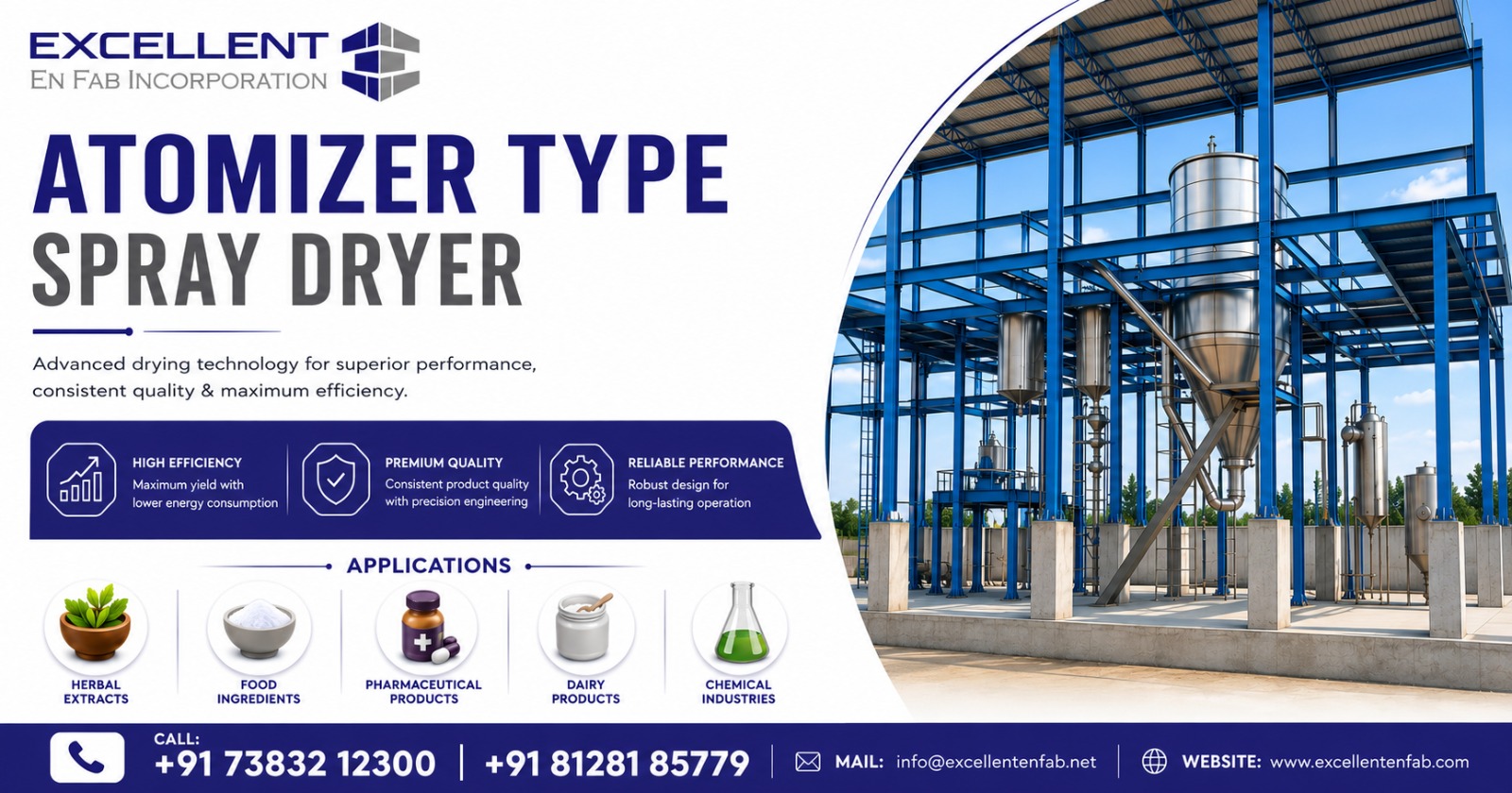 Atomizer Type Spray Dryer in Uganda