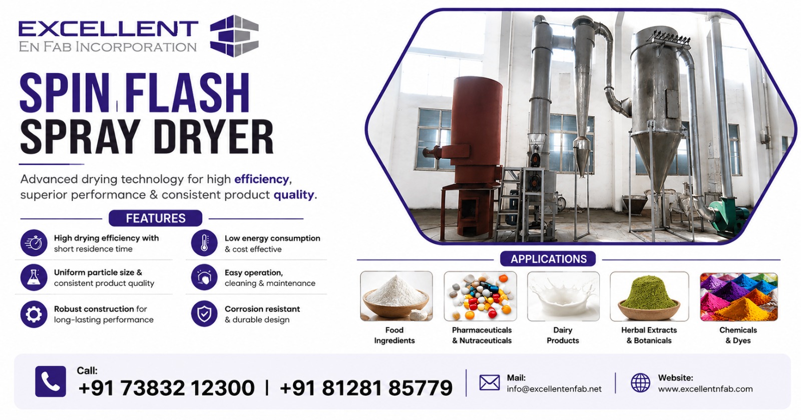 Spin Flash Dryer Exporter in Algeria
