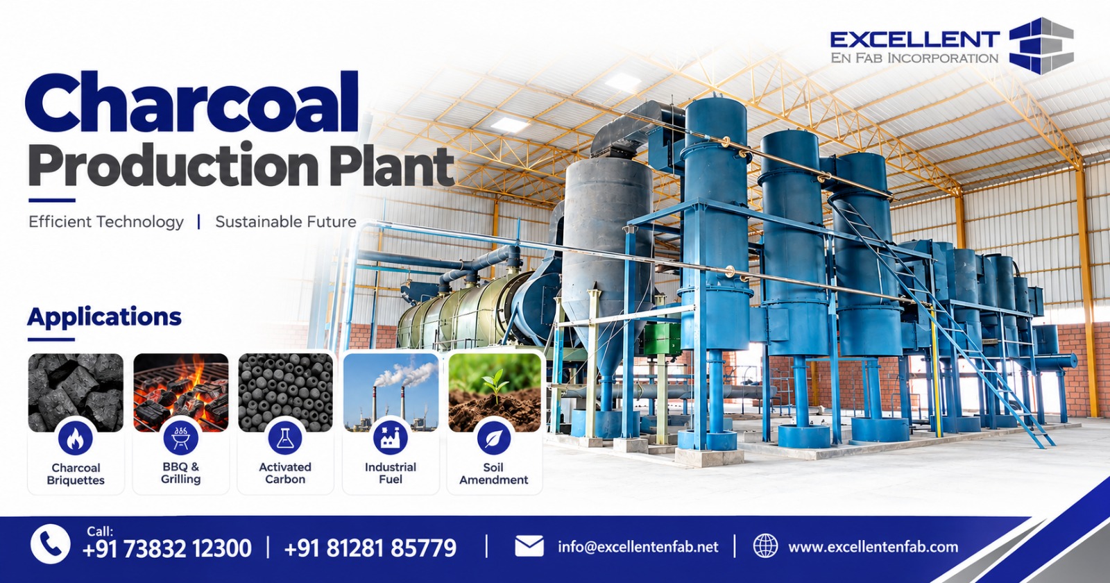 Charcoal Production Plant in Zambia | Excellent En-Fab